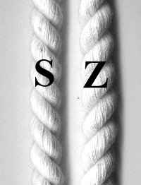 two ropes twisted "S" and "Z"